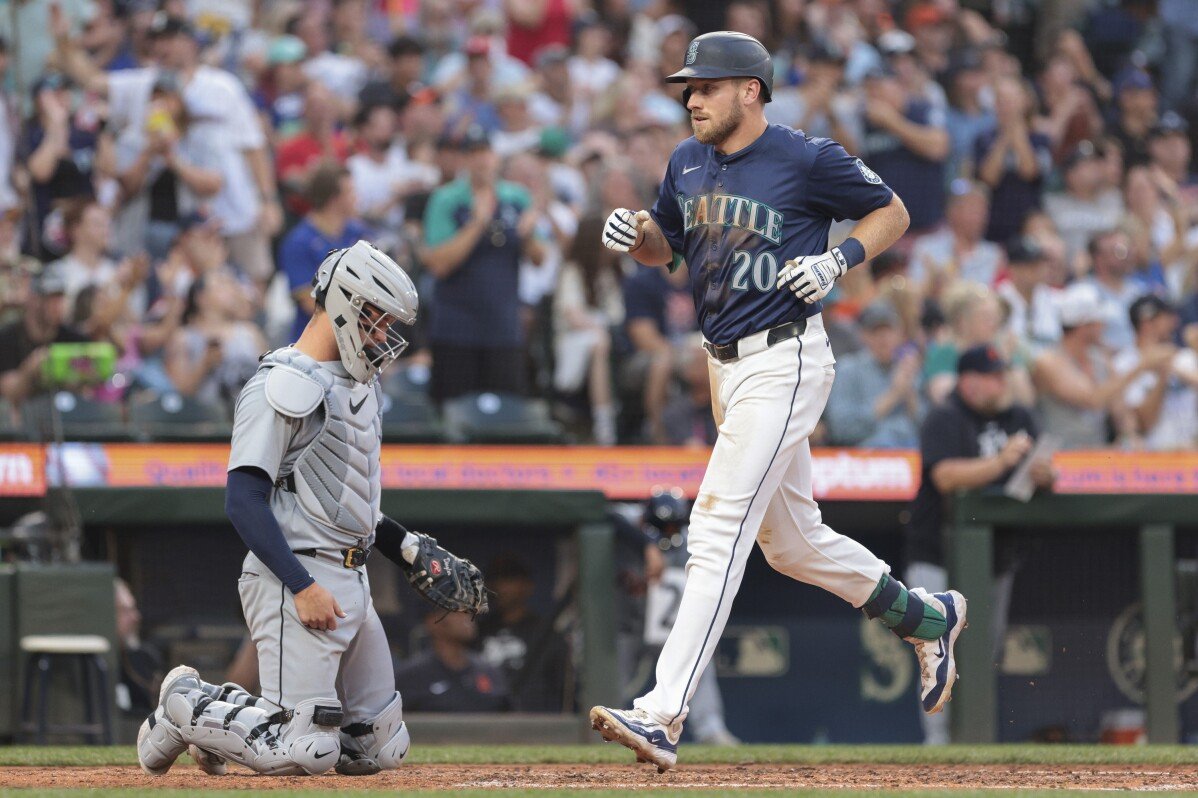 Haniger trifft 3-Run-Double im neunten, um die Mariners mit 4-3 über die Tigers zu einem Sieg zu führen